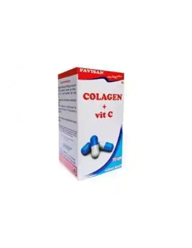 COLAGEN + VITAMINA C 70 cps Favisan, REMEDII NATURISTE