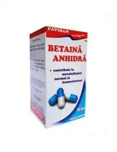 BETAINA ANHIDRA 70 cps Favisan, REMEDII NATURISTE