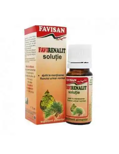 FAVIRENALIT SOLUTIE  10 ml Favisan, REMEDII NATURISTE