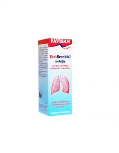 FAVIBRONHIAL SOLUTIE 10 ml Favisan, REMEDII NATURISTE