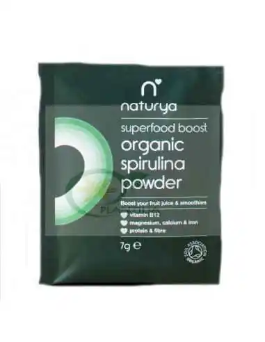 Spirulina Pulbere Organica (BIO) Plic 7g Naturya, VITAMINE SI MINERALE