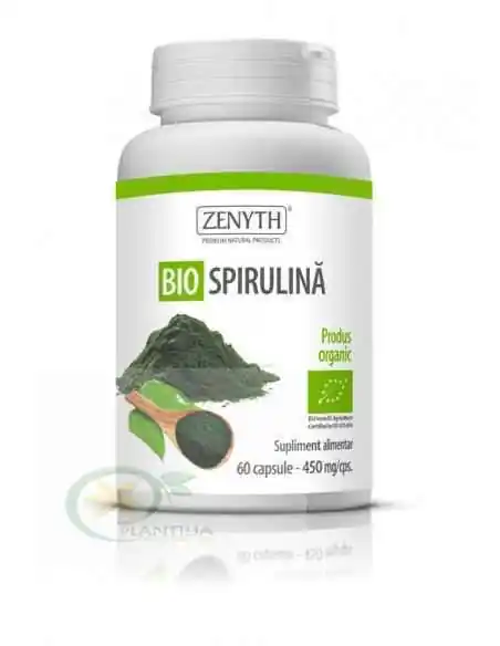 Bio Spirulina 60 capsule Zenyth, VITAMINE SI MINERALE