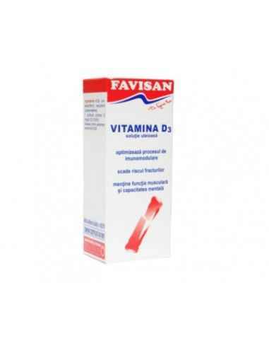 Vitamina D3 30 ML Favisan, SIROPURI