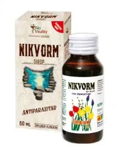 Nikvorm Sirop 60ml Biovitality, SIROPURI