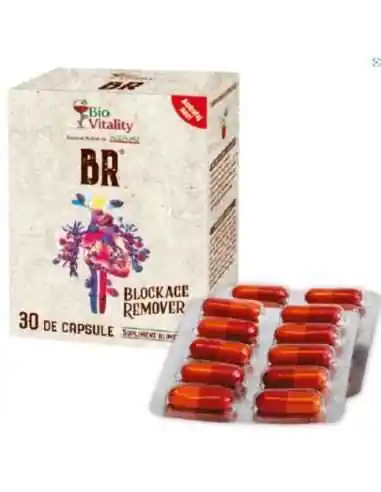 BR Blockage Remover- 30 capsule BioVitality, REMEDII NATURISTE