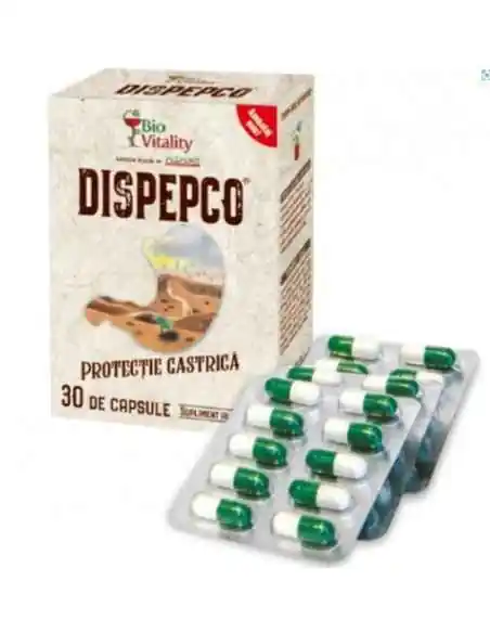 DISPEPCO - 30 capsule BioVitality, REMEDII NATURISTE