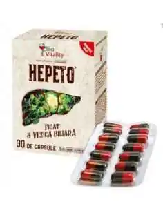 HEPETO - 30 capsule BioVitality, REMEDII NATURISTE