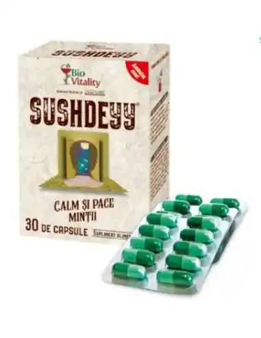 SUSHDEYY - 30 capsule BioVitality, Sistemul nervos