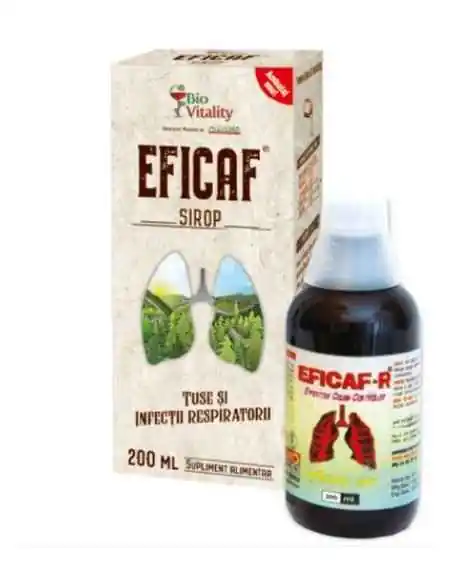 EFICAF R - 200 ml BioVitality, REMEDII NATURISTE