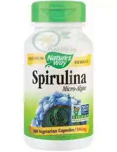 Spirulina Micro-Algae 380mg 100 capsule Nature's Way, Stres