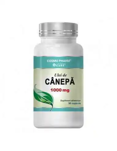 ULEI DE CANEPA 1000MG 90CPS Cosmo Pharm, Fortificarea organismului