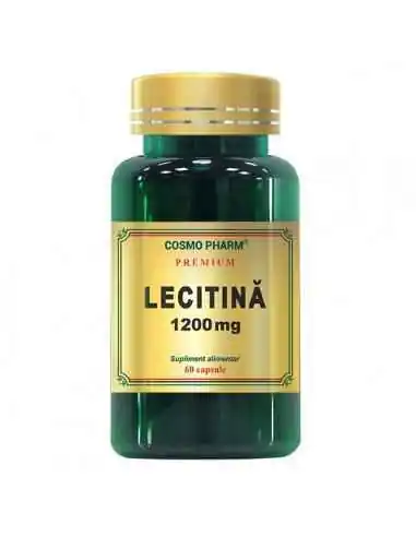 LECITINA 1200MG PREMIUM 60CPS Cosmo Pharm, Memorie si circulatie cerebrala