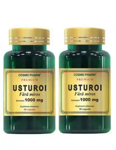 ULEI DE USTUROI FARA MIROS 1000 MG 60 + 30 CPS GRATIS Cosmo Pharm, Colesterol