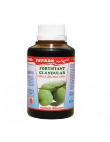 FORTIFIANT GLANDULAR- EXTRACT DIN NUCI VERZI 100 ml Favisan, SIROPURI