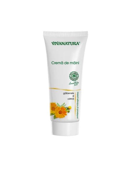 Crema de maini cu Galbenele si Catina 75ml Viva Natura, Sanatatea pielii