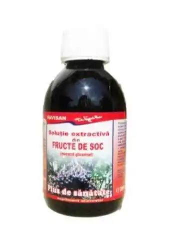 SOLUTIE EXTRACTIVA DIN  FRUCTE DE SOC 200 ml Favisan, Slabire