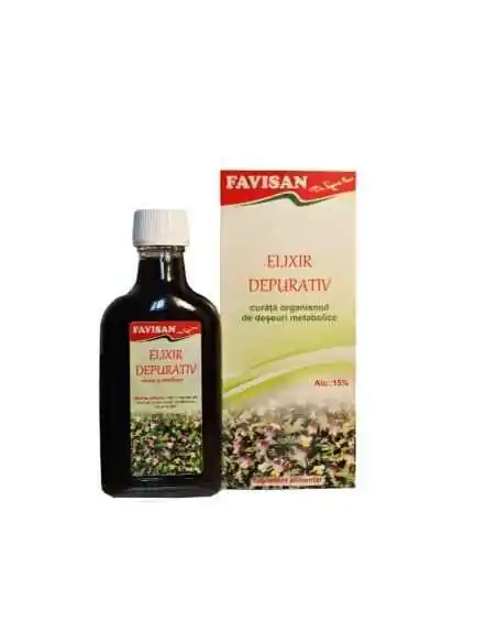 ELIXIR DEPURATIV 200 ml Favisan, TINCTURI CU ALCOOL