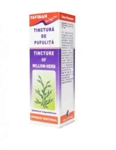 TINCTURA DE PUFULIȚA 50 ml Favisan, TINCTURI CU ALCOOL