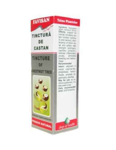 TINCTURA DE CASTAN 50 ml Favisan, TINCTURI CU ALCOOL