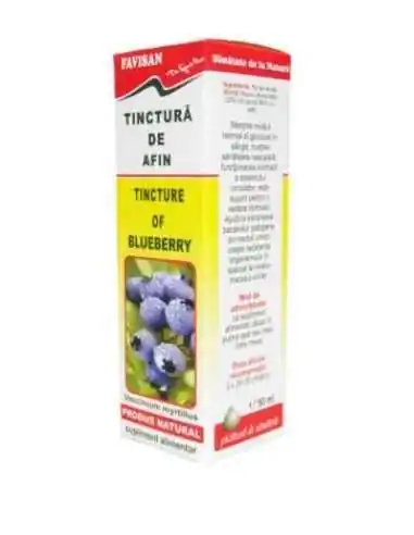 TINCTURA DE AFIN 50 ml Favisan, TINCTURI CU ALCOOL