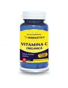 Vitamina C Organica 30 capsule Herbagetica, VITAMINE SI MINERALE