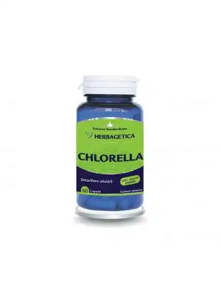 CHLORELLA 60 capsule Herbagetica, Terapia Diabetului