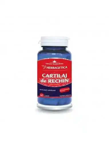 CARTILAJ DE RECHIN 60 capsule Herbagetica, REMEDII NATURISTE