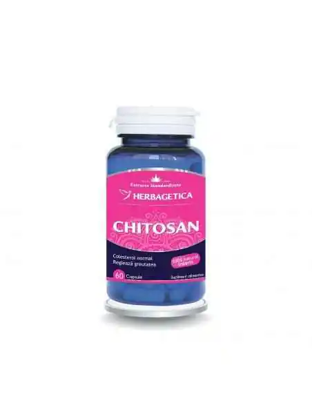Chitosan 60 capsule Herbagetica, Terapia Diabetului
