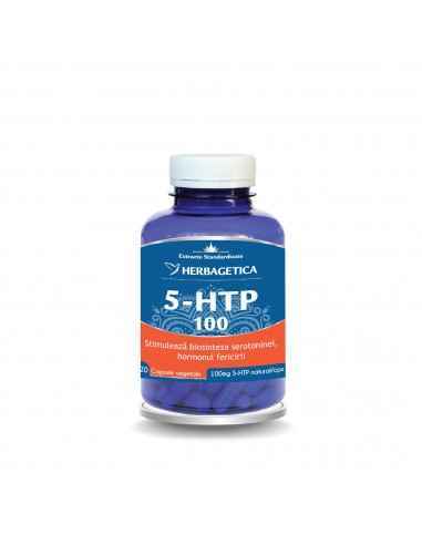 5 HTP 100 Zen Forte 120 capsule Herbagetica, Tulburari Hormonale