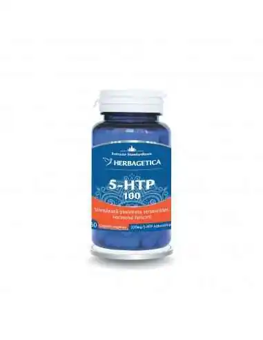 5 HTP 100 Zen Forte 60 capsule Herbagetica, Tulburari Hormonale