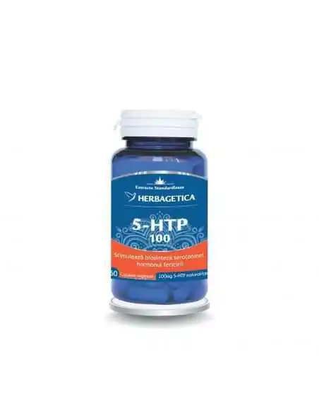 5 HTP 100 Zen Forte 60 capsule Herbagetica, Tulburari Hormonale