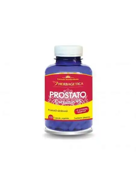 Prostato Curcumin 120 cps Herbagetica, REMEDII NATURISTE