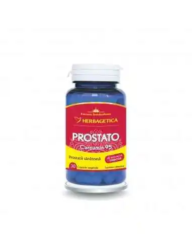 Prostato Curcumin 30 cps Herbagetica, REMEDII NATURISTE