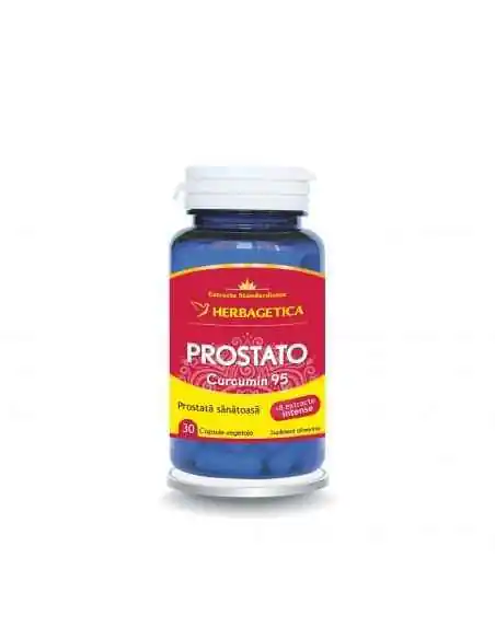 Prostato Curcumin 30 cps Herbagetica, REMEDII NATURISTE