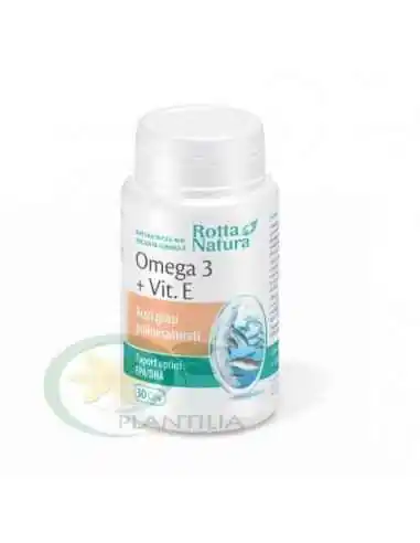 Omega 3 1000 mg + Vitamina E 30 capsule Rotta Natura, Sistemul nervos