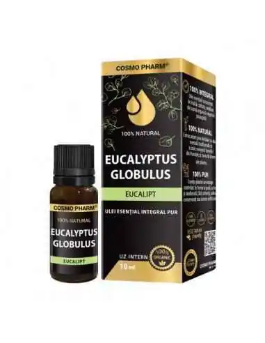 Ulei esential integral 100% natural de EUCALIPT 10 ml CosmoPharm, ULEIURI ESENTIALE