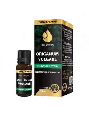 Ulei esential integral 100% natural de OREGANO 10 ml CosmoPharm, ULEIURI ESENTIALE