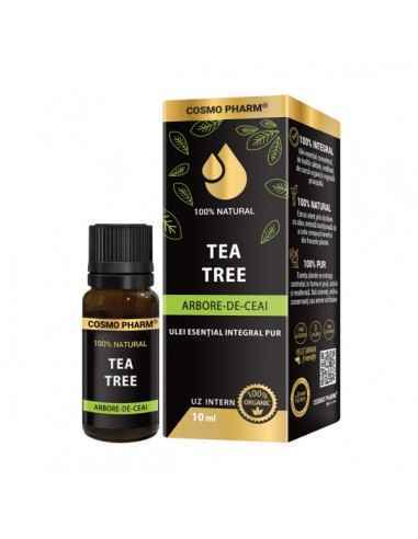 Ulei esential integral 100% natural de TEA TREE 10 ml CosmoPharm, ULEIURI ESENTIALE