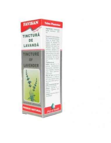 TINCTURA DE LAVANDA 50 ml Favisan, TINCTURI CU ALCOOL