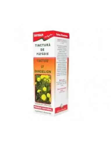 TINCTURA DE PAPADIE 50 ml Favisan, TINCTURI CU ALCOOL