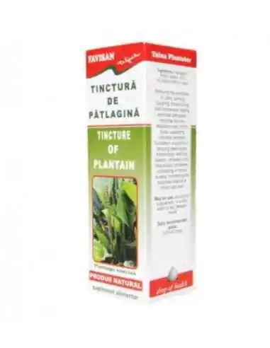 TINCTURA DE PATLAGINA 50 ml Favisan, TINCTURI CU ALCOOL