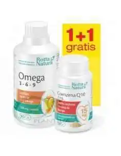 Omega 3-6-9 90 capsule + Coenzima Q10 30 capsule GRATIS Rotta Natura, Sistemul nervos