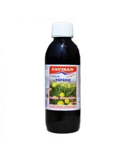 TINCTURA DE PAPADIE 250 ml Favisan, TINCTURI CU ALCOOL