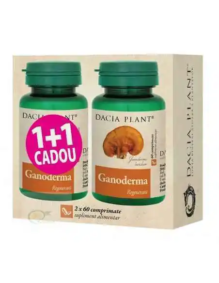 Ganoderma 60 comprimate 1+1 GRATIS Dacia Plant, Tulburari Hormonale