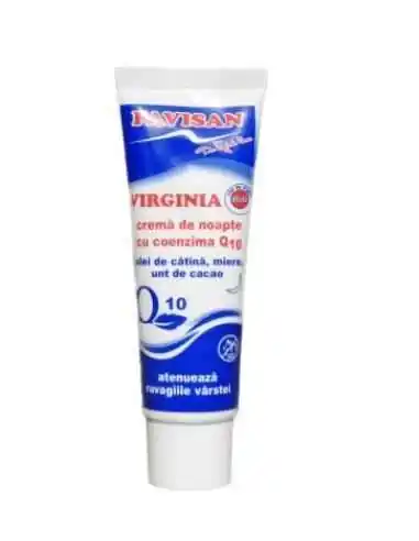 VIRGINIA-CREMA DE NOAPTE CU Q10 50 ml Favisan, INGRIJIRE TEN