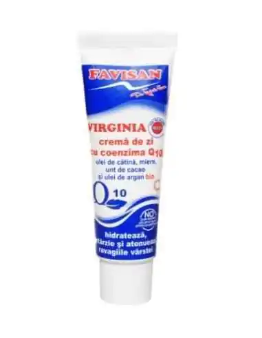 VIRGINIA-CREMA DE ZI CU Q10 50 ml Favisan, INGRIJIRE TEN