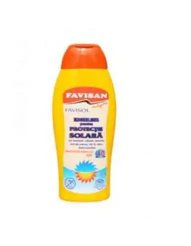 FAVISOL -EMULSIE PENTRU PROTECTIE SOLARA (protectie ridicata FPS 40) 250 ml Favisan, PLAJA SI PROTECTIE SOLARA