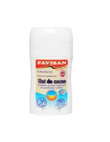 FAVISOL - UNT DE CACAO 60 g Favisan, PLAJA SI PROTECTIE SOLARA