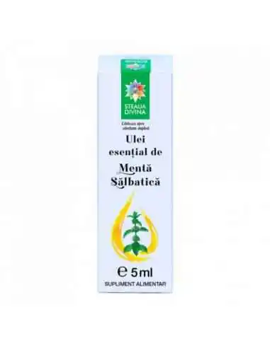 ULEI ESENTIAL DE MENTA-SALBATICA 5ML Steaua Divina, ULEIURI ESENTIALE