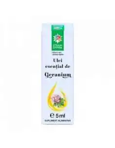 ULEI ESENTIAL DE GERANIUM 5ML Steaua Divina, ULEIURI ESENTIALE